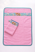 Lot serviette + gant de toilette
