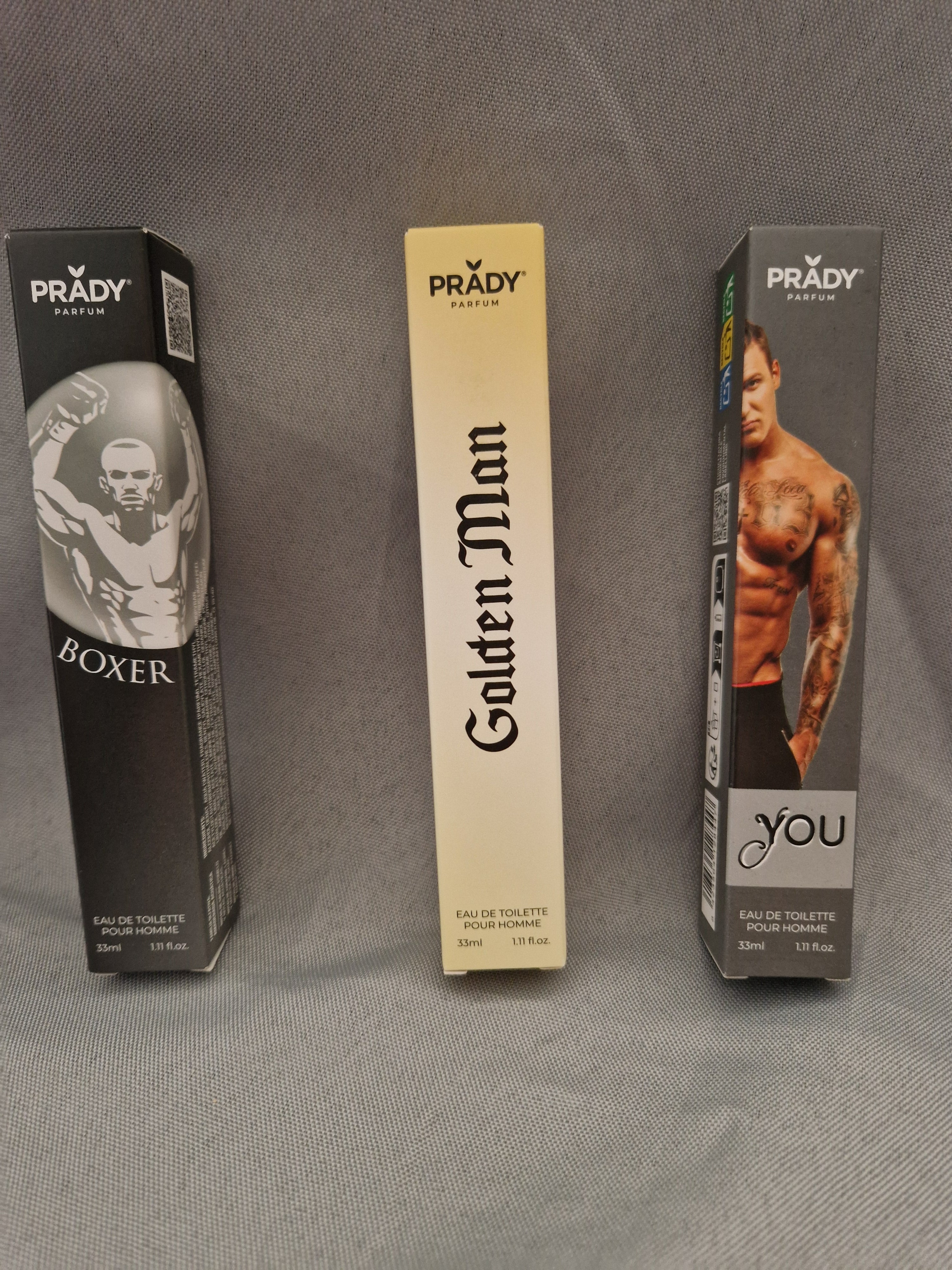 Eau toilette ( Golden man,You et Boxer) Hommes / Ados