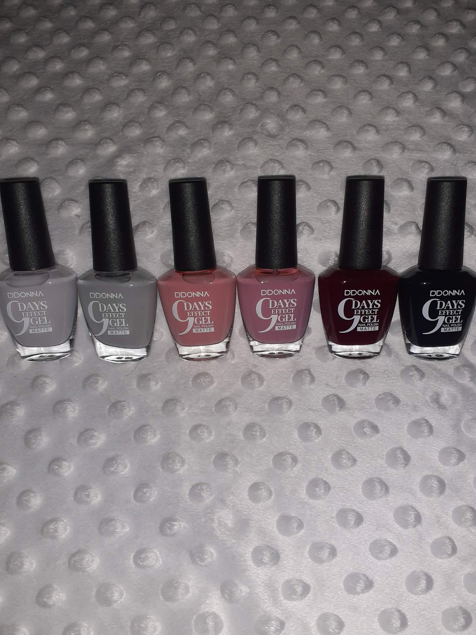 Lot de 6 vernis Matt