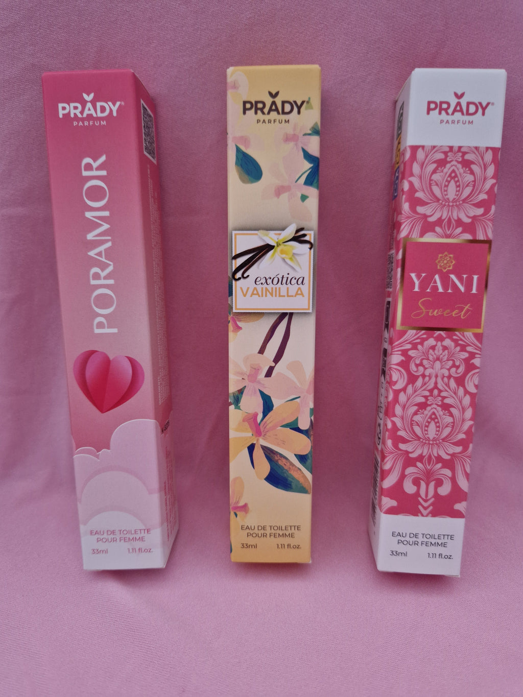 Eau toilette (Poramor,Yani Sweet et Exotica Vanille) - Femmes / Ados