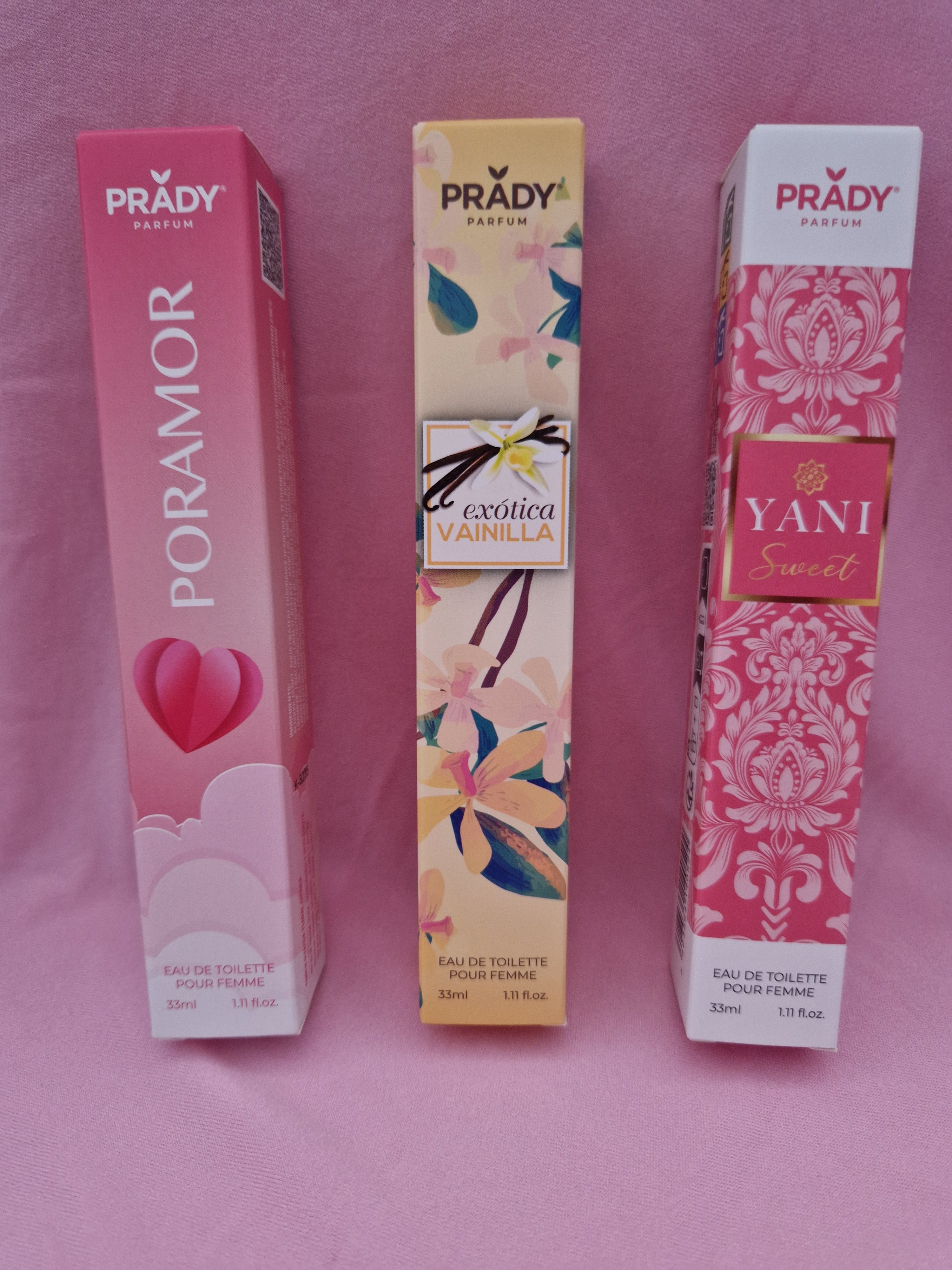 Eau toilette (Poramor,Yani Sweet et Exotica Vanille) - Femmes / Ados
